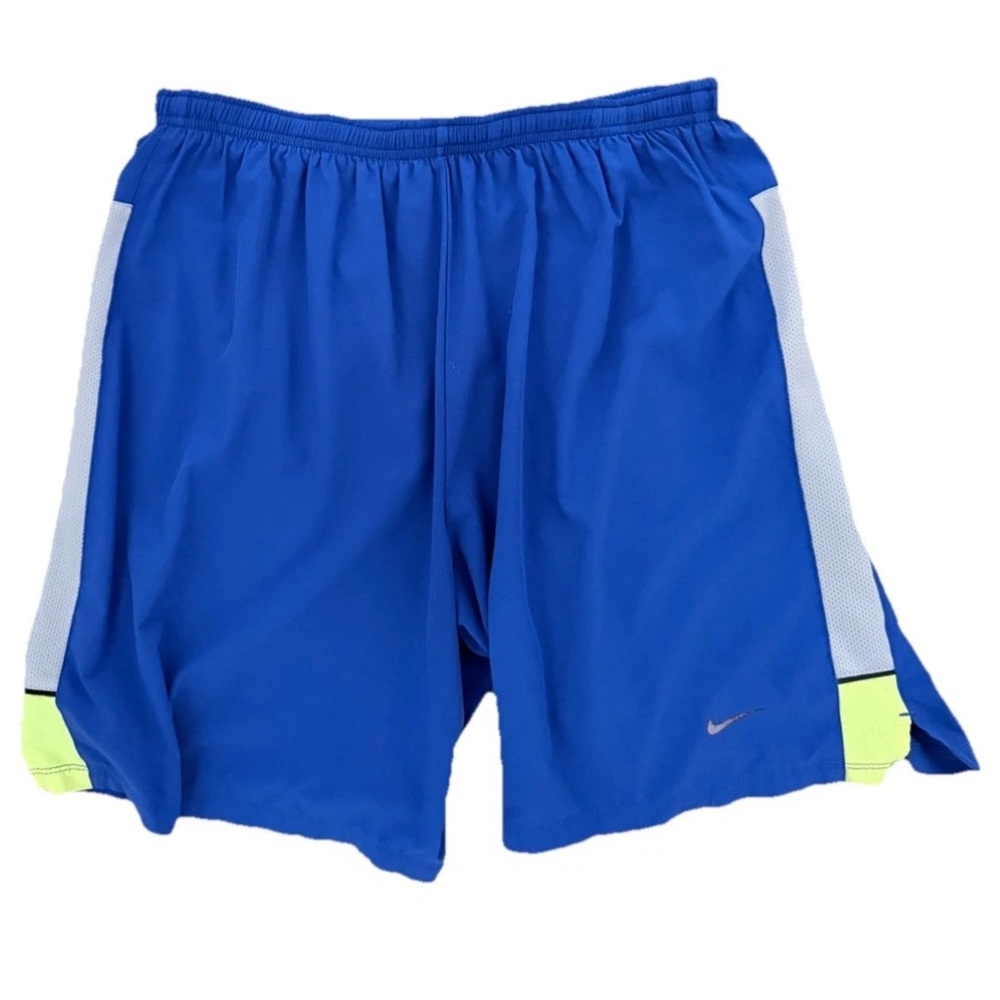 Nike Shorts Mens Medium Blue Dri Fit Running Shorts, Liner Removed, No Pockets